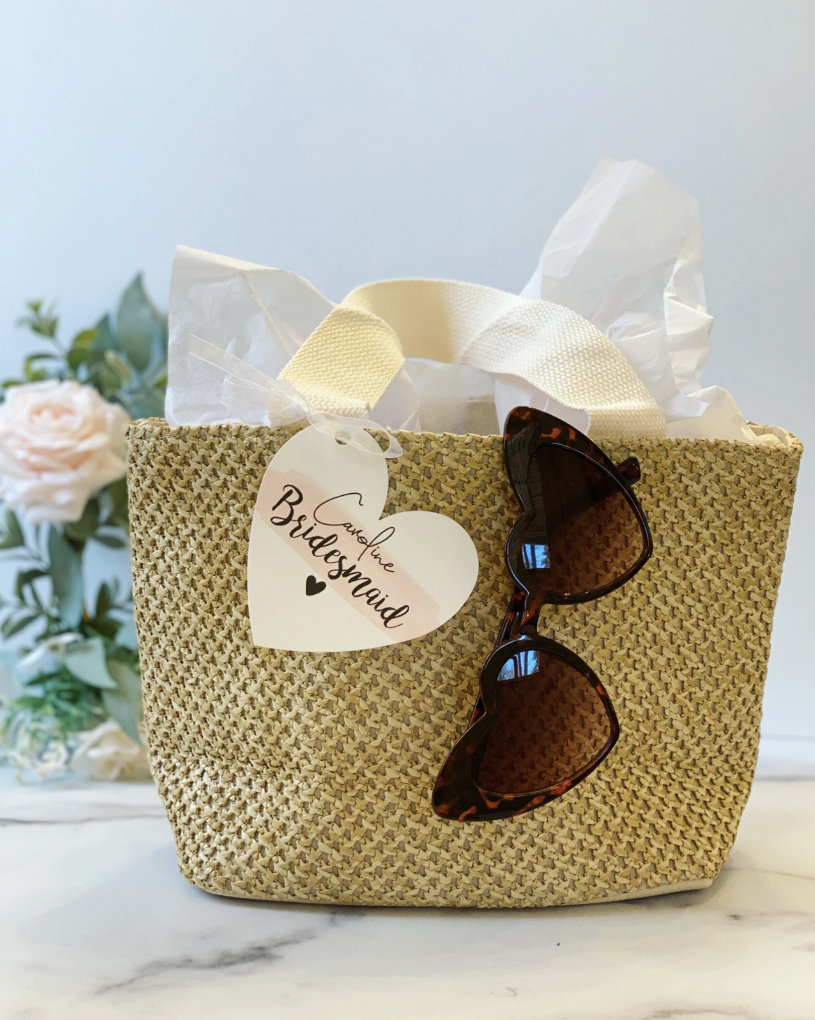 Bridesmaid Beach Bag Set