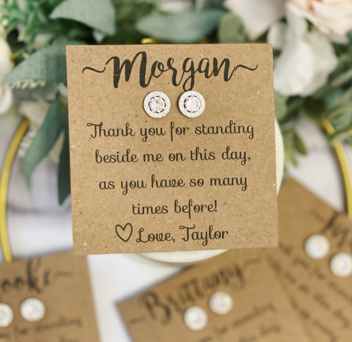 Bridesmaid Proposal Earrings