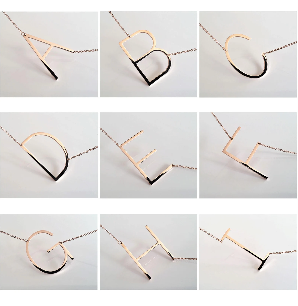 Bridesmaid Initial Necklace