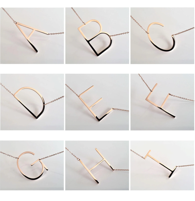 Bridesmaid Initial Necklace