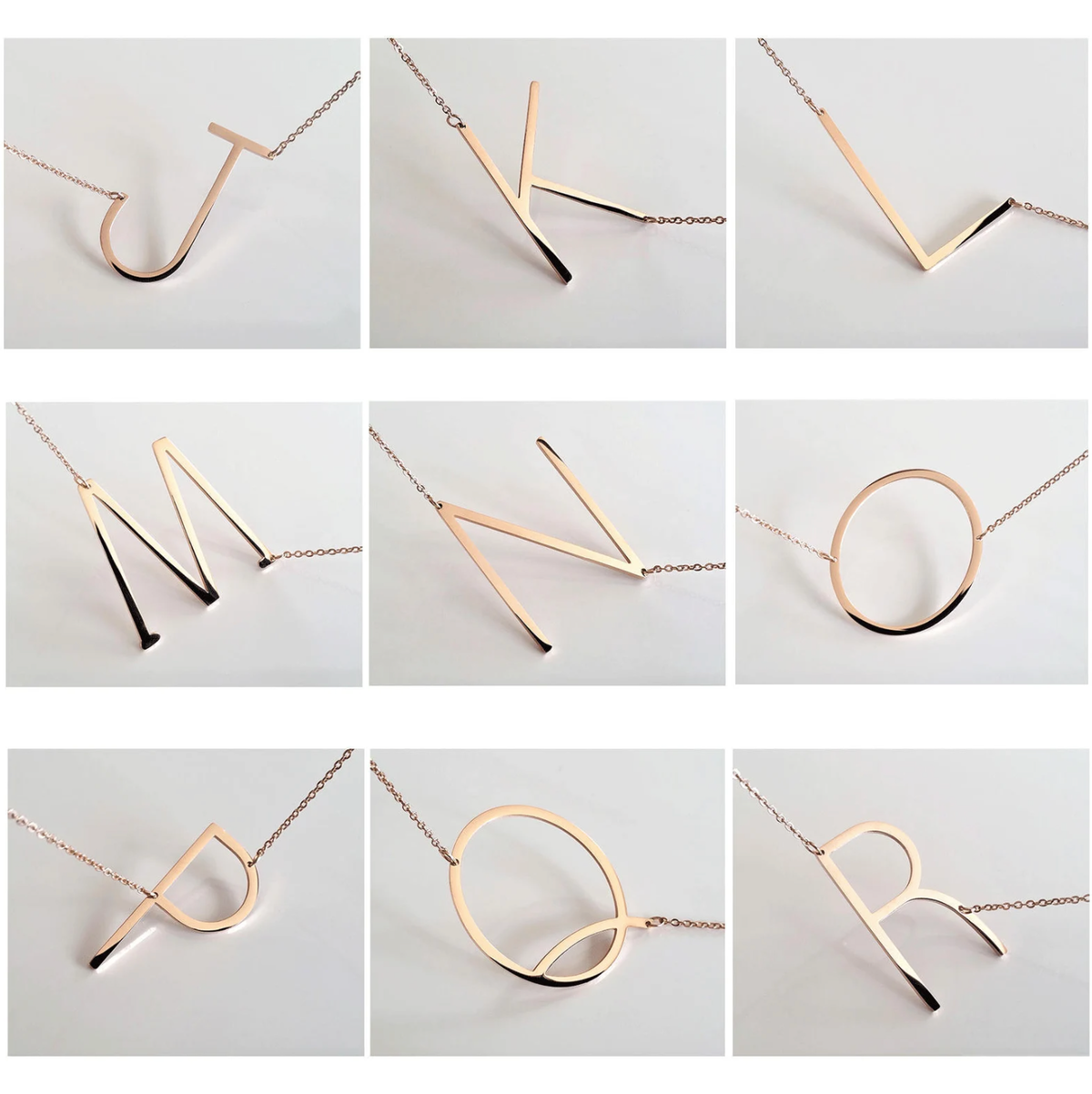 Bridesmaid Initial Necklace