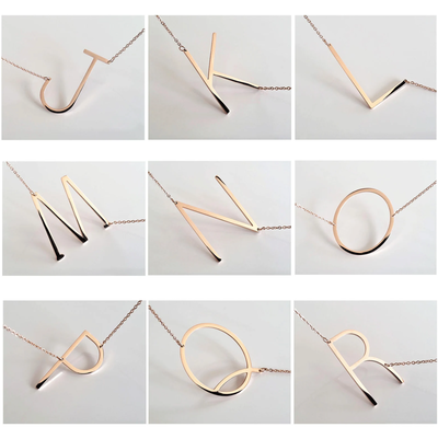 Bridesmaid Initial Necklace