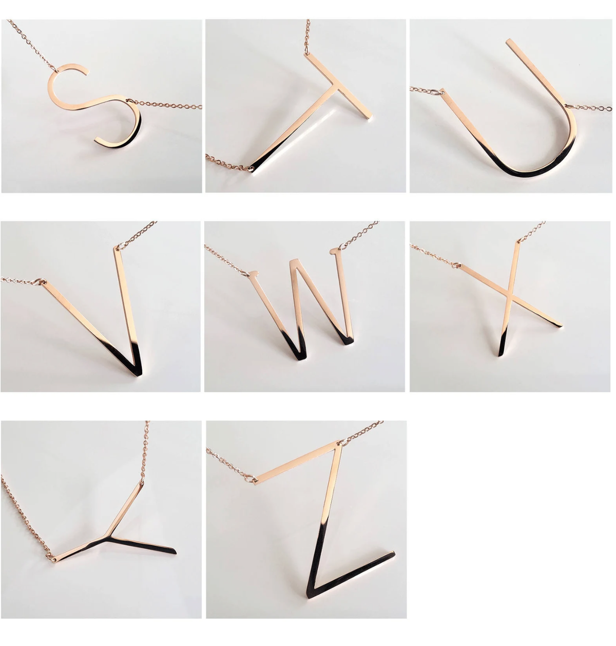Bridesmaid Initial Necklace
