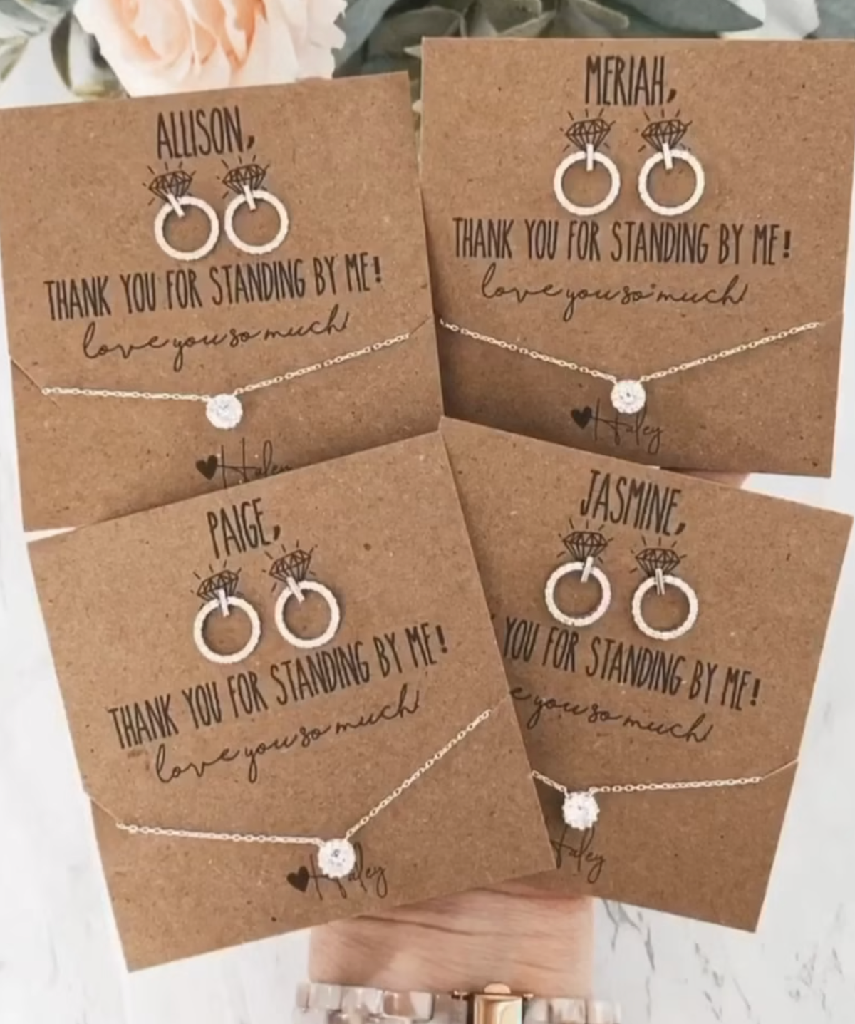 Bridesmaid Jewelry Set