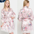 Bridesmaid Robe and Hair Tie Gift Set