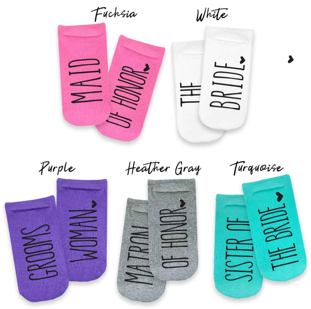 Fun Bridesmaid Socks