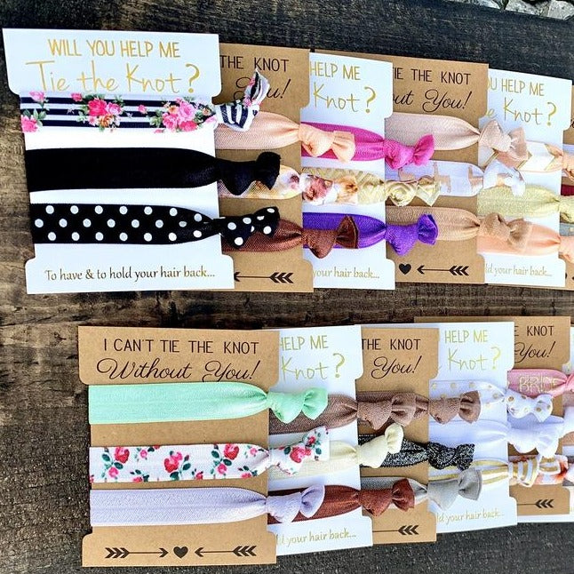 27 Best Hair Ties For Your Bridesmaids Bridesmaid Gifts Boutique