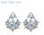 Bridesmaid Opal Earrings