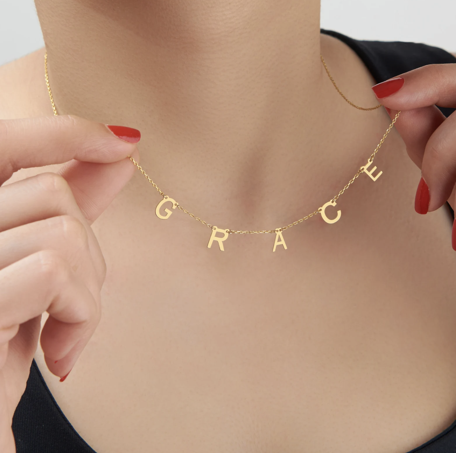Name Charm Necklace