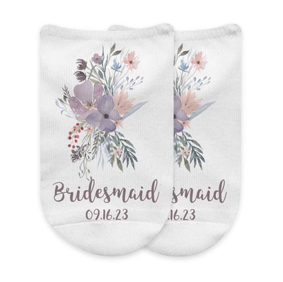 Floral Bridesmaid Socks
