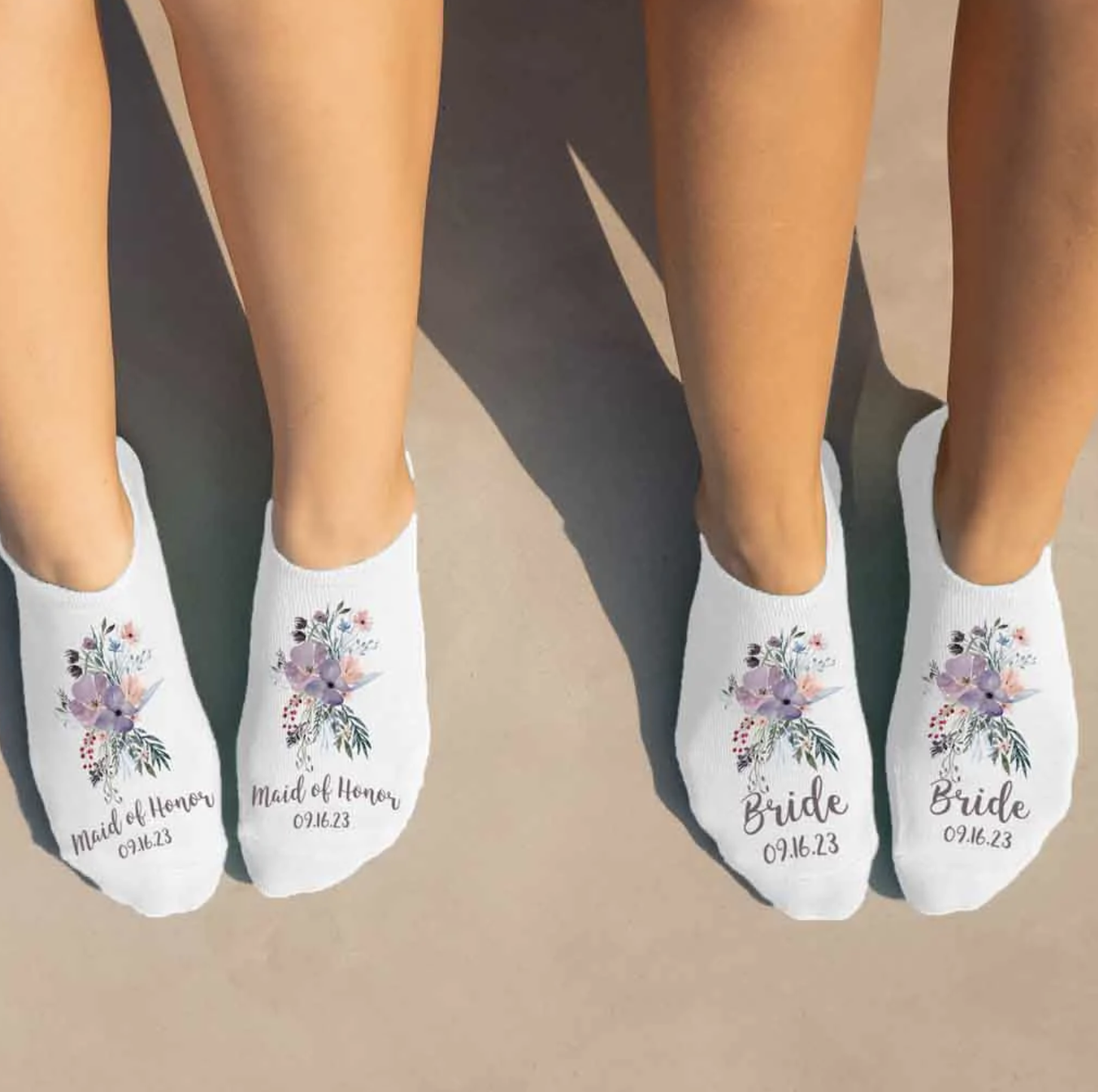 Floral Bridesmaid Socks