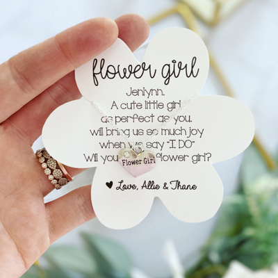 flower girl necklace