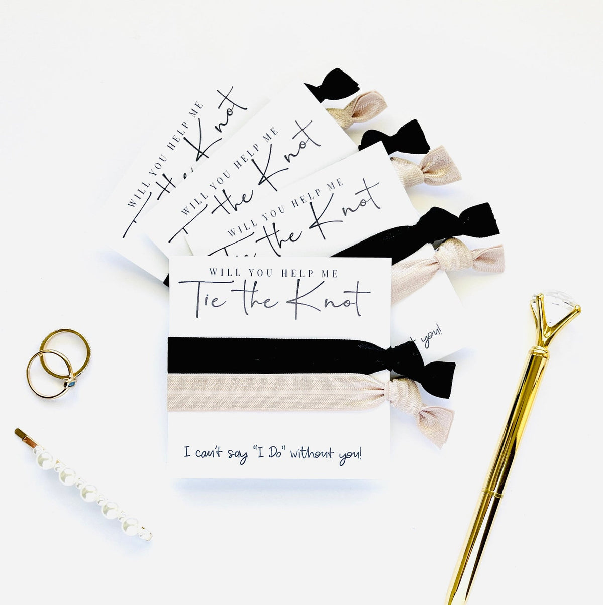 Bridesmaids Proposal Hair Tie