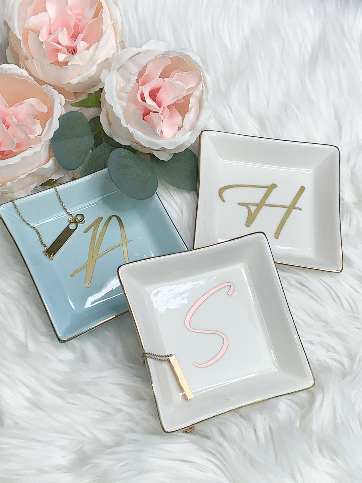 Personalized Initial Ring Dish
