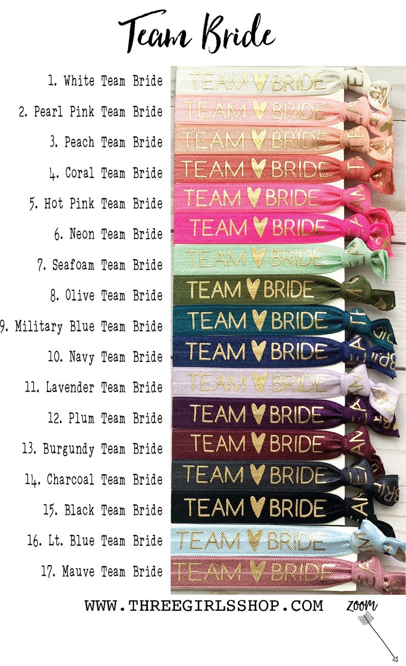 Bridesmaids Proposal Hair Tie