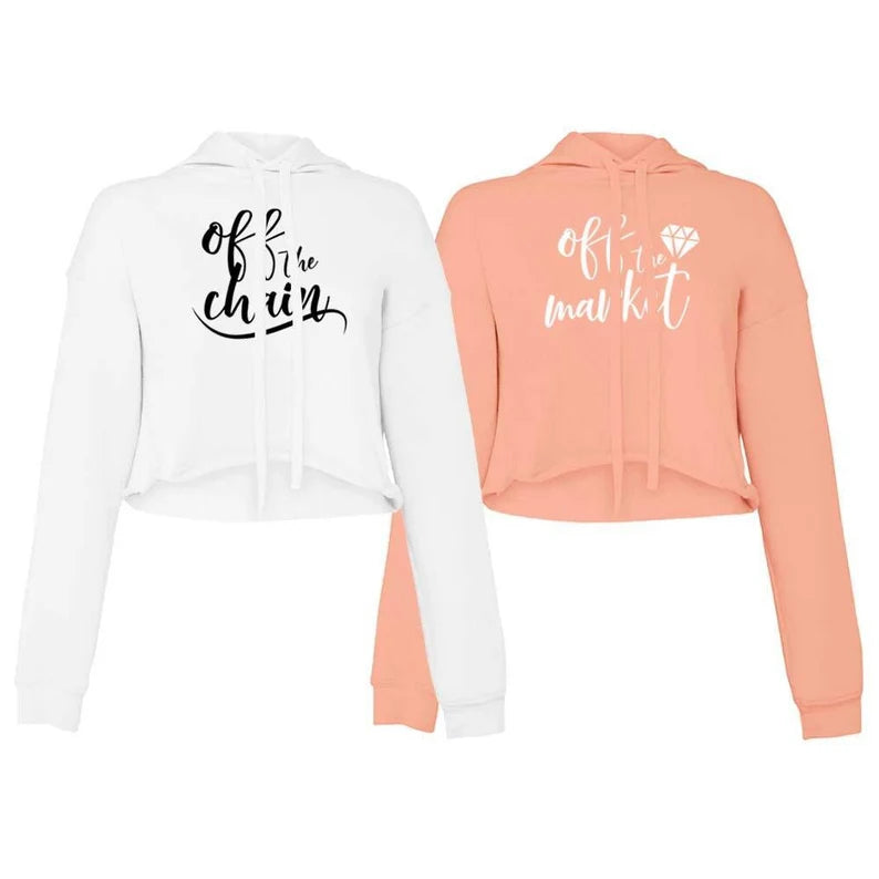 Off The Chain Cropped Hoodies