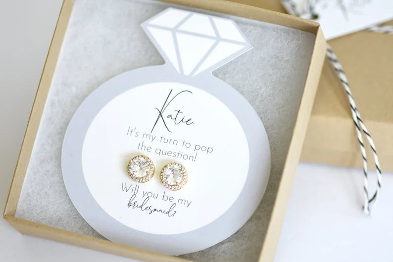 Earrings Proposal Box