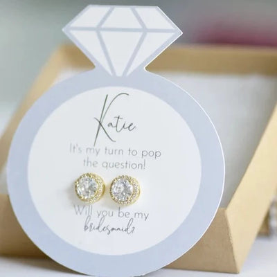 Earrings Proposal Box