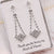 Sparkling Silver Earrings