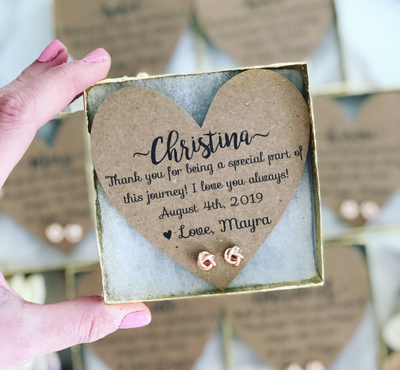Bridesmaid Knot Earrings