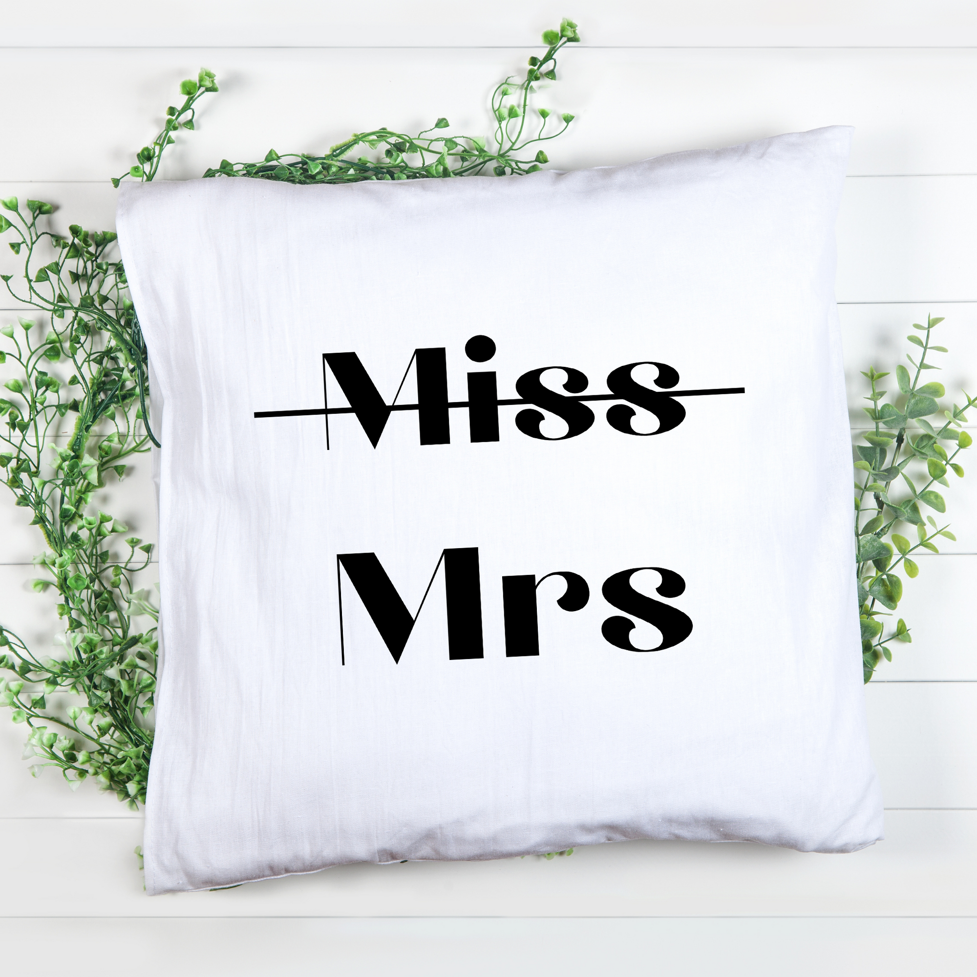 Miss To Mrs Pillow