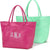 Tote Bag Leatherette with Embroidered Monogram