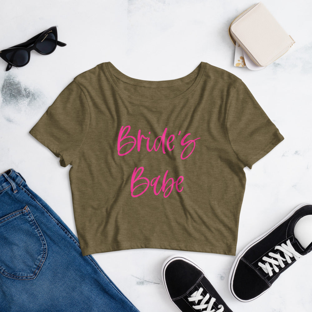 Bride's Babe Crop Top