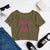 Bride's Babe Crop Top